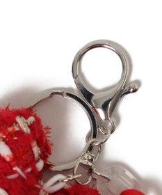 WEGO ツイードビッグハートキーホルダー