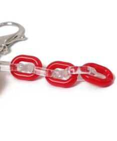 WEGO ツイードビッグハートキーホルダー