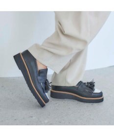 MODE ET JACOMO <carino>【レイン対応】【2WAY】厚底タッセルローファー
