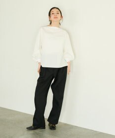 #Newans 【撥水】ボートネックリラクシーシャツ