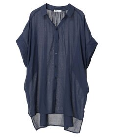 CRAFT STANDARD BOUTIQUE ヴィンテージボイルミルフィーユ襟付きシャツチュニック