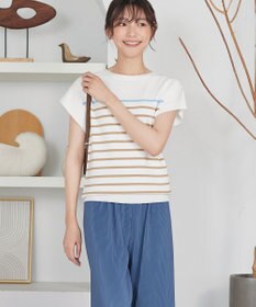 Tiaclasse L フレンチニットプルオーバー