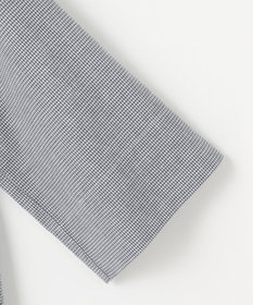 J.PRESS LADIES 【洗える】リネンminiチェック フロントピンタック シャツ