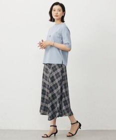 J.PRESS LADIES L 【WEB限定カラーあり・洗える】SOFT SHEER チェック フレア スカート