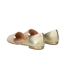 INTER-CHAUSSURES 【INTER-CHAUSSURES】異素材コンビオープントウパンプス