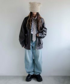 WEGO レースアップネコミミニットキャップ