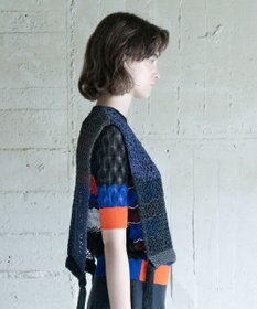 COQ STRATA 和紙ショート丈ベスト