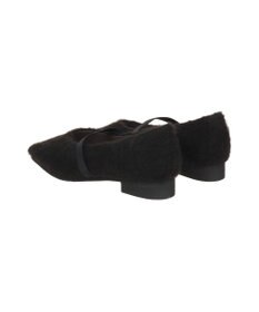 Bridget Birkin 【Bridget Birkin】エラスティックバンドもこもこスクエアバレエシューズ