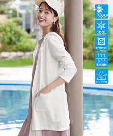 Tiaclasse 【小倉優子さん着用・UVケア・接触冷感】“やみつき”カットソーパーカーカーデ