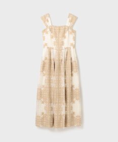 GRACE CONTINENTAL フレームジャガードドレス