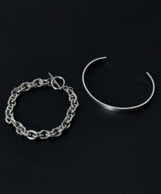 WEGO 【ユニセックス着用ITEM】M2Pステンレスバングルブレス