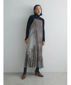 Green Parks armonia．ベロアキャミワンピース