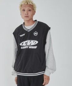 WEGO ナイロンVネックベスト