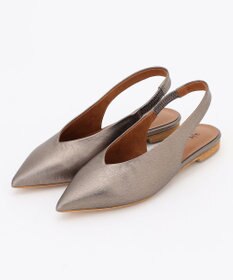 自由区 【WEB限定カラーあり】ワイドストラップ サンダル ブロンズ