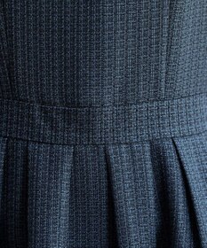 Tiaclasse 【洗える】ツイードタックワンピース