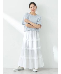 earth music&ecology デザインネックウラケプルオーバー