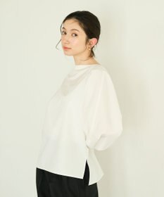 #Newans 【撥水】ボートネックリラクシーシャツ