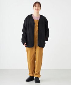 SHARE PARK LADIES 【UNISEX】キルティング蓄熱中綿 Ｖカーディガン（Mサイズ）