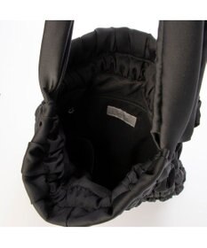 UNBILLION カシュカシュ cachecache / サテンギャザー巾着トートバッグ