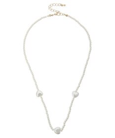 Green Parks ・ＨＡＬＦ　ＴＩＭＥ　ベビーパールハートネックレス