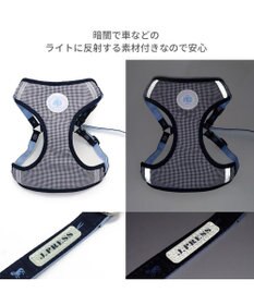 PET PARADISE J.PRESS  ギンガムチェック  ハーネス&リード  ＳＳ 小型犬