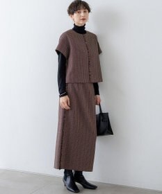 23区 S 【CLASSY.掲載/洗える】スムージーコットン タートルネック ニット