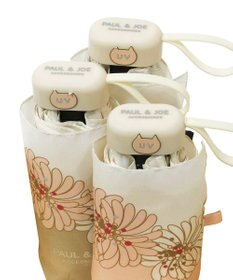 MOONBAT 【UVカット/コンパクト】ポール & ジョー (PAUL & JOE ACCESSOIRES) 折りたたみ雨傘 クリザンテーム