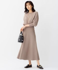 23区 L ヴィスコースストレッチ ドルマン ニット