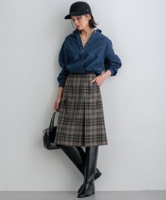 23区 【洗える】ツイーディーエトワール Aライン スカート