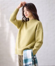 ANY ラムウールボトルネックプルオーバー