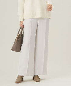 自由区 【セットアップ対応・洗える】トリアセダブルクロス ワイドパンツ