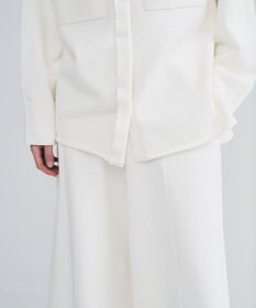 uncrave スウェットライクニット CPOシャツ