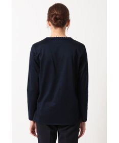 DAKS ミニハウスチェック襟 ダブルカラーTシャツ