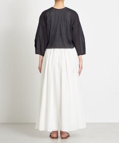 NAVE 【Nave 　洗える】マルチウェイシアーブラウス