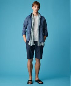 JOSEPH ABBOUD 【オーガニックコットン使用・日本製】JOEコットンサッカークルーネック Tシャツ