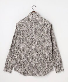 JOSEPH ABBOUD 【LIBERTY・綿100％】リバティペイズリープリントコーデュロイ シャツ