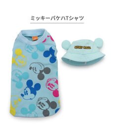 PET PARADISE ディズニー ミッキーマウス バケットハット付き Tシャツ 小型犬