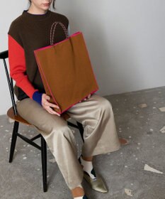 TRICOTE PAPER KNIT BAG LARGE / ペーパーニットバッグ大