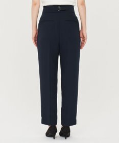 uncrave 【防シワ・洗濯機洗い可】ウォッシャブルダブルクロス テーパード パンツ