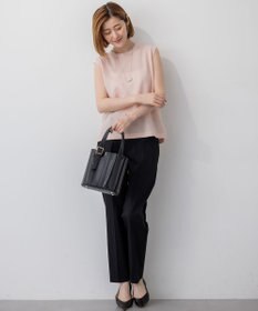 23区 S 【CanCam10月号掲載/新色追加】シャイニーシアー ノースリーブ ニット