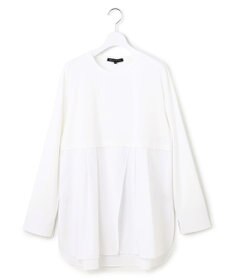 23区 S 【VERY掲載/洗える】ナチュラルコットンベア シャツレイヤード カットソー