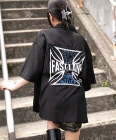 WEGO 【ユニセックス着用ITEM/MLサイズ展開】オープンカラーグラフィックシャツ（SS）