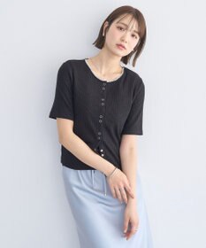 earth music&ecology チェーンリブラメカットソー