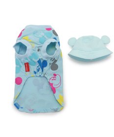 PET PARADISE ディズニー ミッキーマウス バケットハット付き Tシャツ 小型犬
