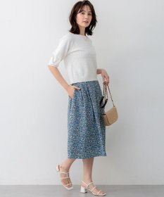 組曲 L 【先行予約・WEB限定】フラワーガーデンプリント スカート