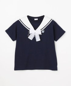 ANY KIDS 【綿100%/接触冷感】ひんやり 2WAY セーラーTシャツ