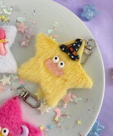 WEGO ミニお星さまモンスターぬいぐるみキーホルダー