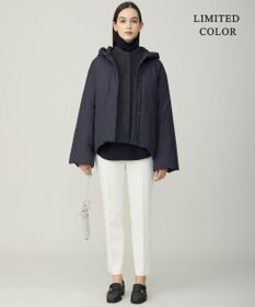 ICB 【WEB限定カラーあり・撥水加工】ADSダウン フーデットミドル丈コート