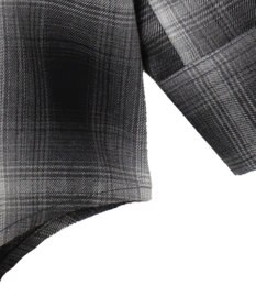 WEGO フードチェックBIGシャツ