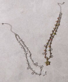 WEGO Lスターストーンデザインネックレス